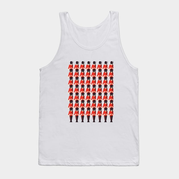 Queens Guard Pattern Tank Top by nickemporium1